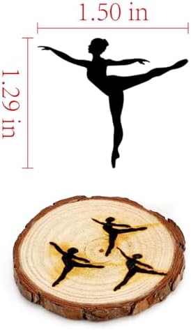 Solid Brass 1.5" Ballet Girl Branding Iron for Wood Hats Leather Steak - Image 2