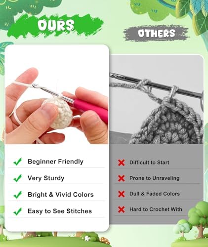Totiro Crochet Kit for Beginners, Chicken Amigurumi Starter Kit, Easy DIY Craft Set with Step-by-Step Video Tutorials, Coaster Crochet Pattern Learning Kit for Teens Adults Birthday Gift - Image 3