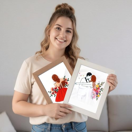 LX LERMX Embroidery Kits for Beginners, Adult Starter Cross Stitch Kit Needlepoint Complete DIY Kit with Unique Patterns, Hoop, Colorful Threads, Tools, Step by Step Instructions & Video Tutorial - Image 5