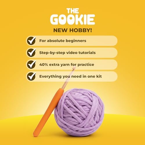 THE GOOKIE Rabbit Crochet Kit for Beginners - All-in-One Amigurumi Kit - Image 6