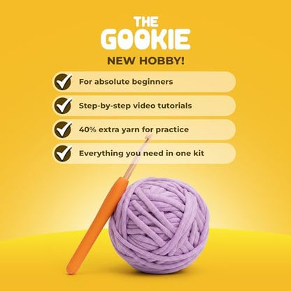 THE GOOKIE Rabbit Crochet Kit for Beginners - All-in-One Amigurumi Kit - Image 6