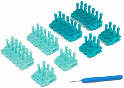 Authentic Knitting Board Flexee Loom Links Chunky, Large Gauge, for Bulky Yarn, 36 Links, 72 pegs - Image 3