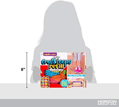 Made By Me Weaving Loom Arts and Crafts Kit, Loops Refill - Image 5