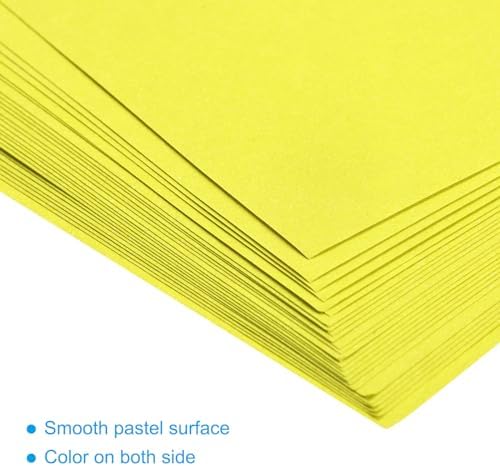 MECCANIXITY 25 Sheets 8x8 Inch(20x20cm) Origami Paper Double Sided Fluorescent Yellow Square Sheet for Art Craft Project, Beginners, Gifts Decor - Image 4