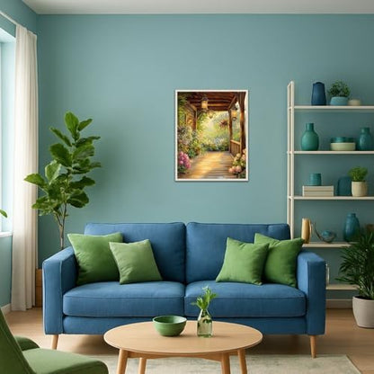 Banket Paint by Numbers Kit for Adults Beginner Landscape DIY Painting Kits for Adults Flowers Easy Adult Paint by Number Kits on Canvas Color by Numbers for Gifts Home Wall Decor 16x20 Inch - Image 4