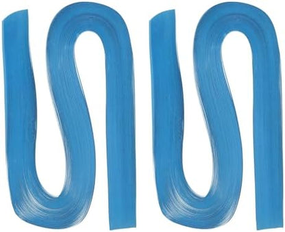 PATIKIL 240pcs Quilling Strips Paper 1/8"(3mm) 21"(54cm) Origami Paper Quilling Strip for Art DIY Hand Craft Christmas, Blue by PATIKIL
