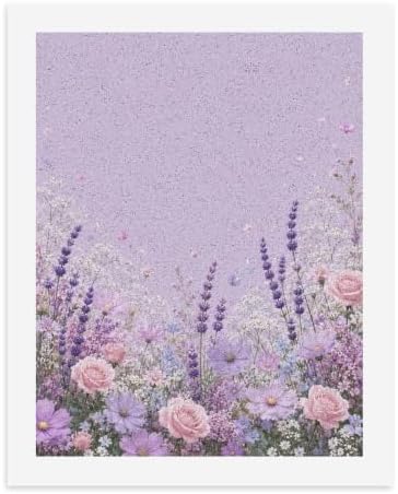 Paint by Numbers Kit for Adults Beginner Art Decor Lilac Rose Meadow by Unknown