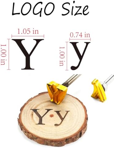 1" Brass Letter Y Branding Iron, Upper & Lower Case for Wood, Hats, Steak - Image 2