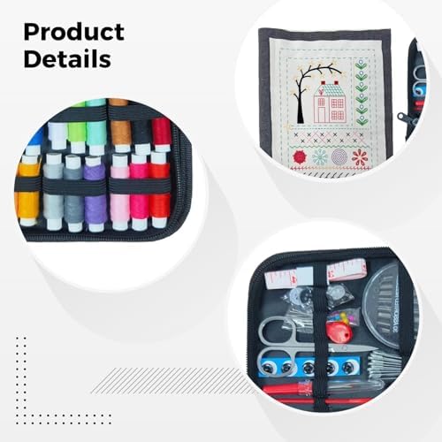 Chewtoyo Stitching Book Kit, Linen Fabric, English Instructions, Adults - Image 5