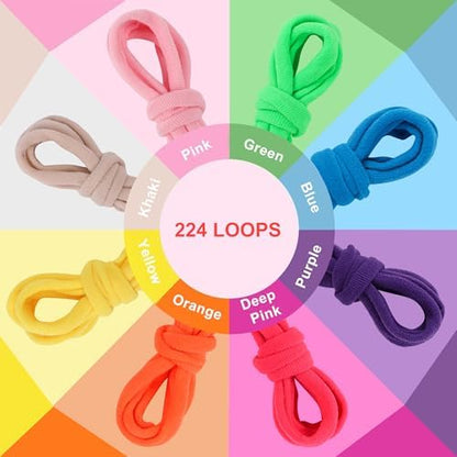 QXHOL 224 PCS Loom Loops Refill for Kids - Image 2