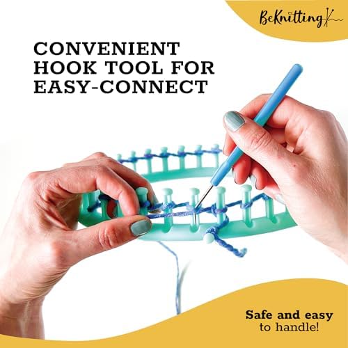 BeKnitting Loom Knitting Pen Tool & Crochet Hook for Beginners Adults & Kids - DIY Arts & Craft Tool - Image 6