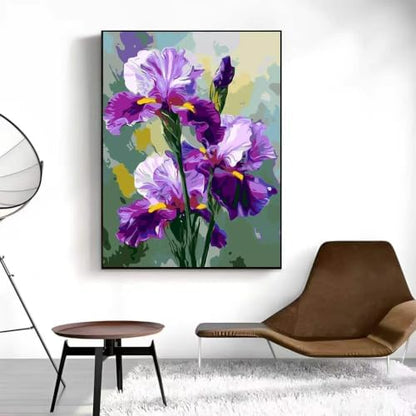 OJTOYART Lris Paint By Numbers Kit for Adults, Wall Decor 16 x 20 inch - Image 4