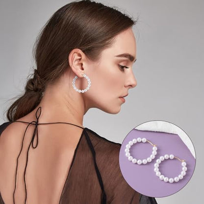 OIIKI 120PCS Earring Beading Hoops for Jewelry Making, 4 Sizes, Gold - Image 5