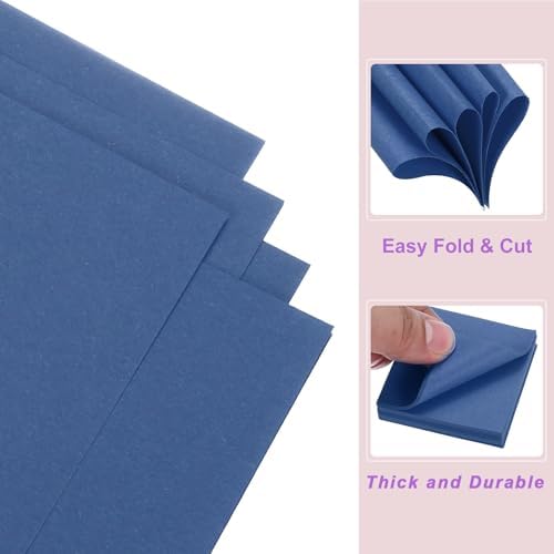DMiotech 500 Sheets 2x2 Inch Origami Paper, Dark Blue Square Origami Paper Easy Fold Double Sided Paper for DIY Arts and Crafts - Image 5