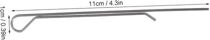 20pcs Wick Holders for Candle Making Carbon Steel Wick Centering Tools for Tealight and Oil Lamp Essential Accessory for DIY Crafting Projects