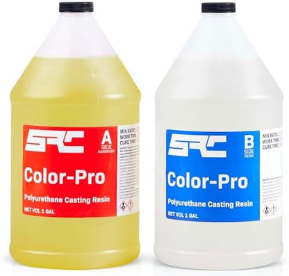 SRC Color-Pro 2 Gallon, Semi-Clear Polyurethane Casting Resin by SpecialtyResinChemical