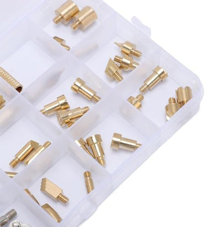 110 Piece Wood Burning Tip Set with Brass Alphabet Number Stencils for Embossing Carving DIY Crafts, Compatible with Pyrography Tools for Adults and Beginners - Image 6