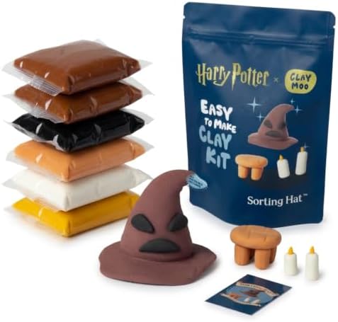 Sorting Hat Clay Kit – Air Dry Foam Clay Craft for Adults & Teens by Claymoo