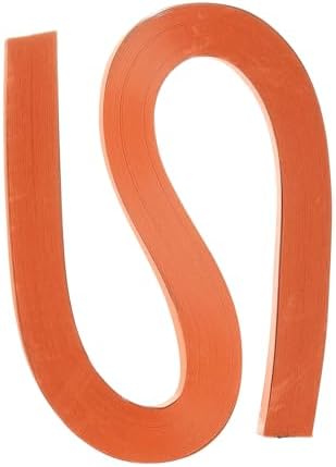 PATIKIL 120pcs Quilling Strips Paper 3/8"(10mm) 54cm Origami Paper Quilling Strip for Art DIY Hand Craft Christmas, Orange by PATIKIL