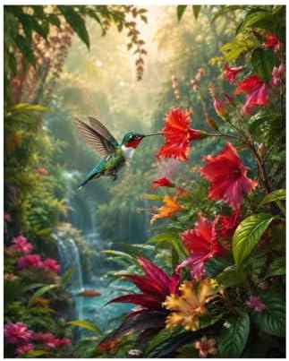 Bozfoxa Paint by Numbers Kit for Adults Beginner Tropical Nova by Unknown