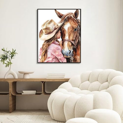 Paint by Numbers Kit for Adults, Horse DIY Painting Kit, 16x20 Inch - Image 6