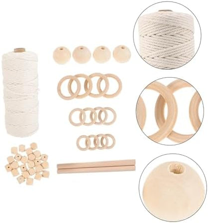 LIFKICH DIY Macrame Kit for Adults Macrame Tapestry Material Wall Art Decoration Woven Kit - Image 5