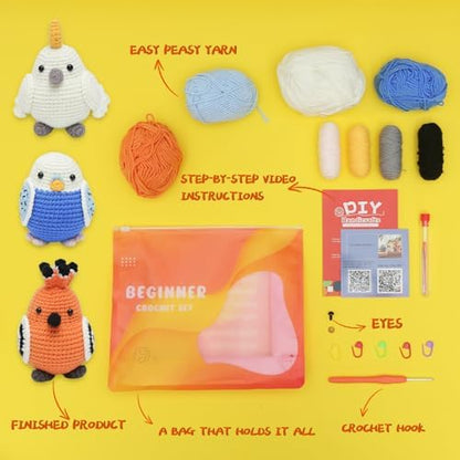 GONELYON Crochet Kit for Beginners, Crochet Starter Kits - Image 2