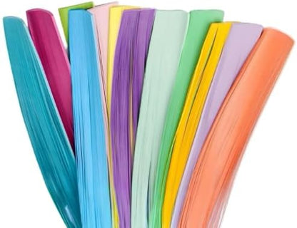 ODETOJOY White Quilling Paper Strips 1.5mm for Crafts Paper Quilling Strip 1/16inch-120pcs - Image 2