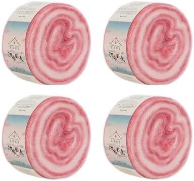 Dawn Impression Yarn 4 Pack 100g Pomegranate by Susan%E2%80%98sFamily