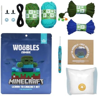 The Woobles Minecraft Crochet Kit for Beginners (Zombie) - Image 4