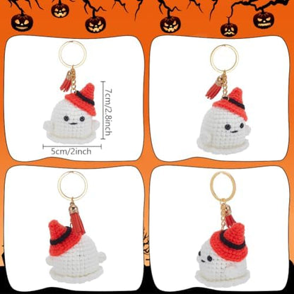 ORIGACH 6 Set Halloween Ghost Crochet Kit for Beginners - Image 3