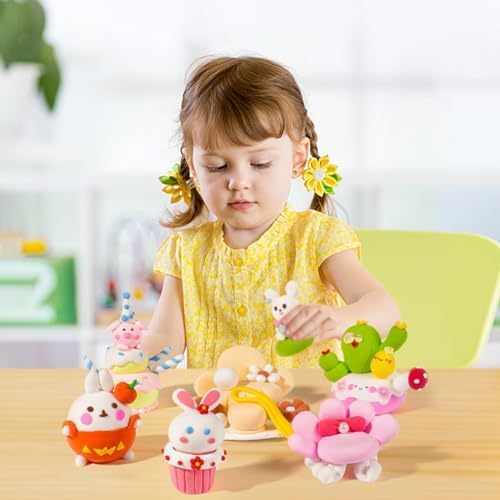Cutedeer Air Dry Modeling Clay - 12 Colors, 2.6lb Soft Foam Molding Clay, DIY Creative for Kids Adults Arts & Crafts Project Supplies(2.6lb - 12 Colors) - Image 5