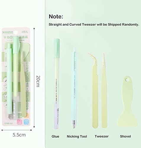 Doraking Scrapbooking Tools with Glue Tweezer Shovel Cutter Pen - Image 6