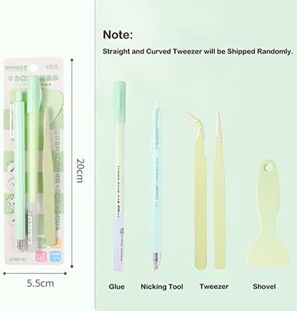 Doraking Scrapbooking Tools with Glue Tweezer Shovel Cutter Pen - Image 6