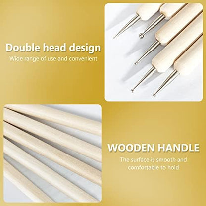 10Pcs Dotting Tools, Ball End Dot Art Tools for Rock Painting, Pottery Clay Modeling Embossing Art Mandala - Image 4