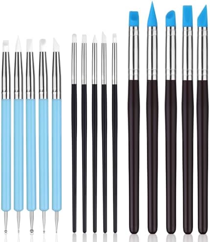 Silicone Sculpting Tools, Pottery Tools, Clay Tools, Clay Sculpting Tools by Zlulary