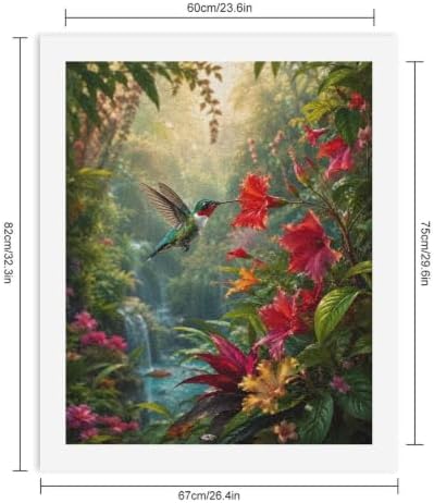 Bozfoxa Paint by Numbers Kit for Adults Beginner Tropical Nova - Image 2