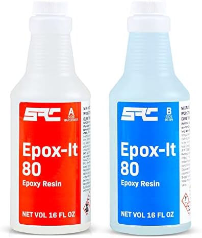 Epox-It 80, 32 Oz Multi-Purpose High Gloss Clear Epoxy Resin Kit by Epox-It