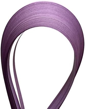 ODETOJOY 360pc Quilling Paper Strips Purple 3mm 5mm 10mm Quill Strip Lavender Rolled Paper Filigree Strip Dark Lilac Curled Scroll Coil Paper Strip - 21inch Length (3mm/5mm/10mm) - Image 3
