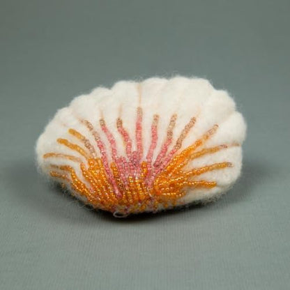 Wizardi Beginner Needle Felting Kit for Adults - Sea Jewelry. Sea Felting Kit 3,15x3,74 Inches. Felting Tools. Wool Felting Supplies. Felt Crafts. Wool Felt. V-59C Charivna Mit - Image 3