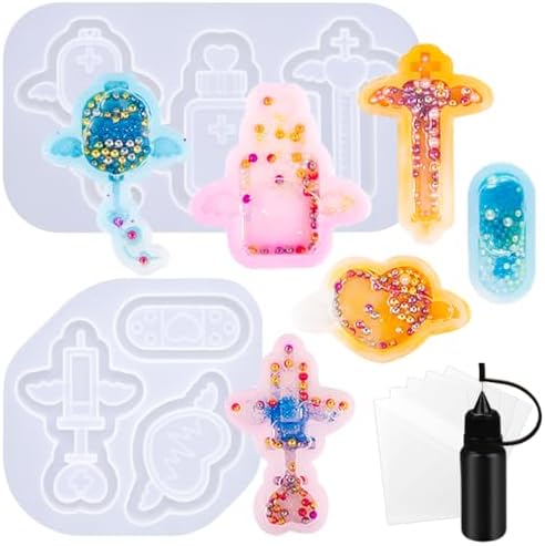 Resin Shaker Molds Kits Set with Films Medical Angels by FUNSHOWCASE