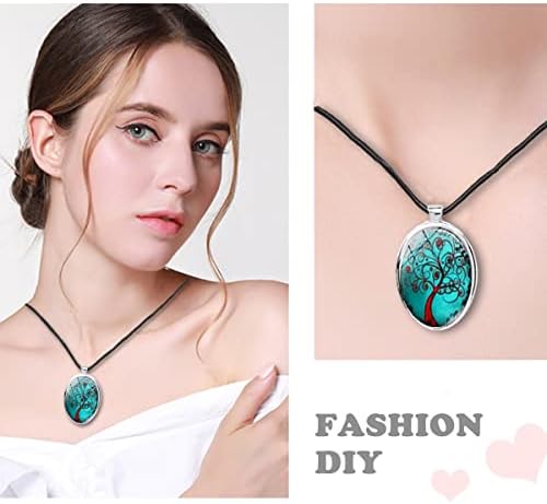J6QIHANG 90pcs Pendant Trays Kit for DIY Jewelry Craft Making - Image 6