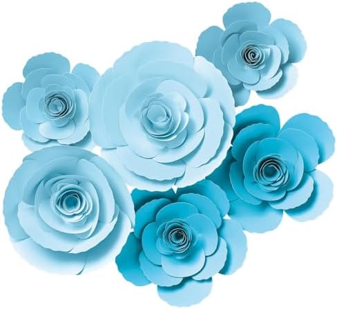 Hampton Art Little Crate Paper Flower Kit, Blue, 185pc - Image 5