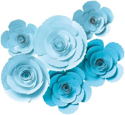 Hampton Art Little Crate Paper Flower Kit, Blue, 185pc - Image 5