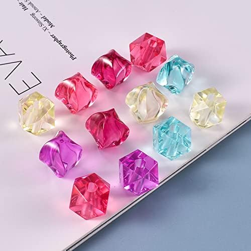 2 PCS Beading Resin Molds Silicone, Jewelry Resin Bead Molds, Diamonds Silicone Mold for Resin with String for Bracelet, Jewelry Making - Image 4