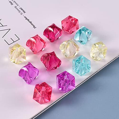 2 PCS Beading Resin Molds Silicone, Jewelry Resin Bead Molds, Diamonds Silicone Mold for Resin with String for Bracelet, Jewelry Making - Image 4
