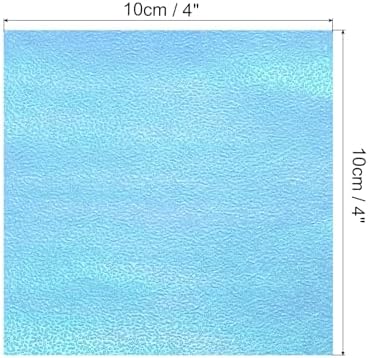 MECCANIXITY 100 Sheet Glitter Origami Paper 4x4 Inch Shiny Sparkly Square Folding Sheet 10x10cm Iridescent Paper for DIY Art, Craft Decor, Blue - Image 2