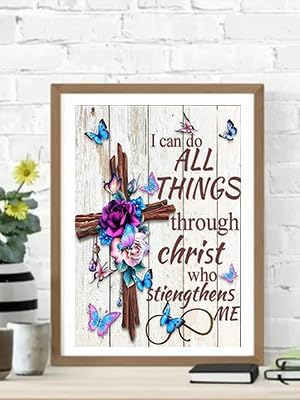 Xylogist Christ Cross Diamond Painting Kits for Adults 12X16Inch - Image 3