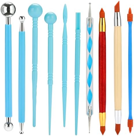 Polymer Clay Tools, Modeling Dotting Tools, Pottery Tools Kit by Unknown