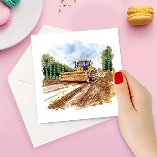 DDGYP 6 Pack,Diamond Painting Greeting Cards with Envelopes, 5.9x5.9in - Image 6